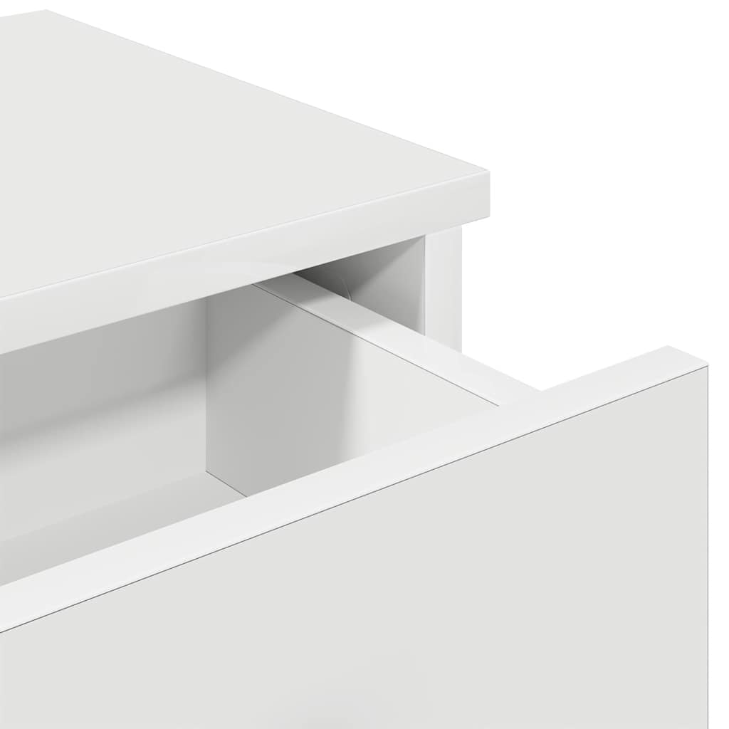 Wandschap met lades 60x28x15 cm bewerkt hout wit is nu te koop bij PeponiXL, paradijselijk wonen!
