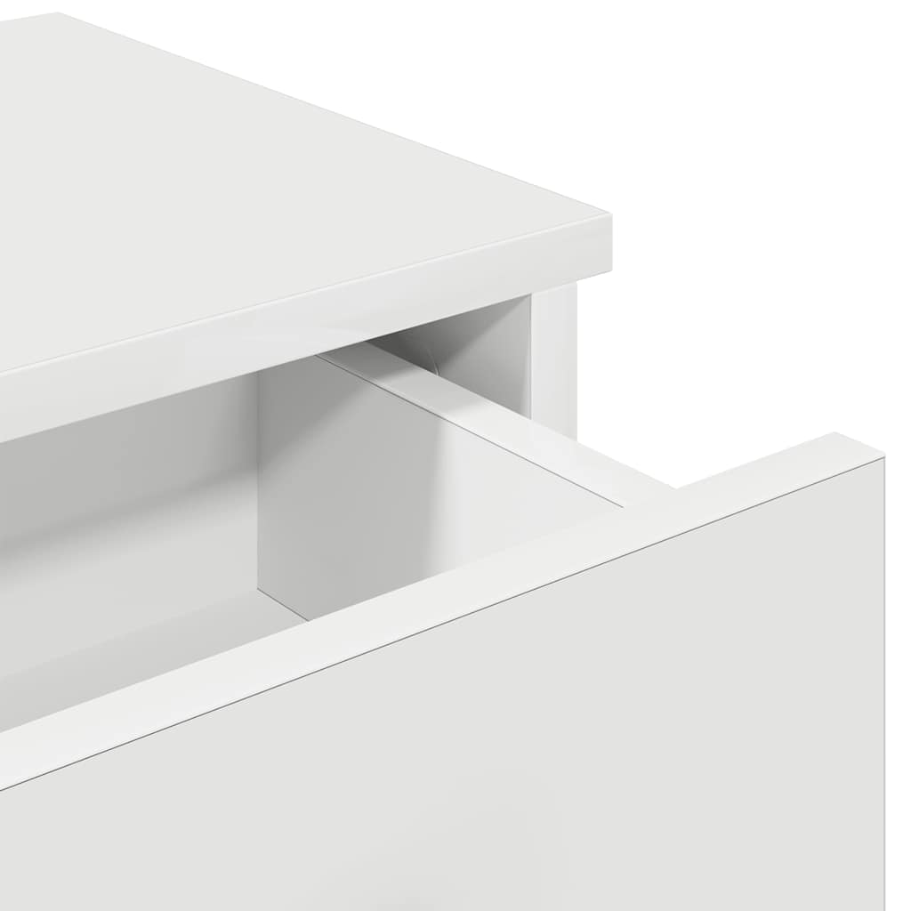 Wandschap met lades 100x37,5x19 cm bewerkt hout wit is nu te koop bij PeponiXL, paradijselijk wonen!