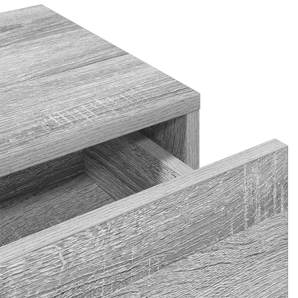 Wandschap met lades 60x26,5x15 cm bewerkt hout grijs sonoma is nu te koop bij PeponiXL, paradijselijk wonen!