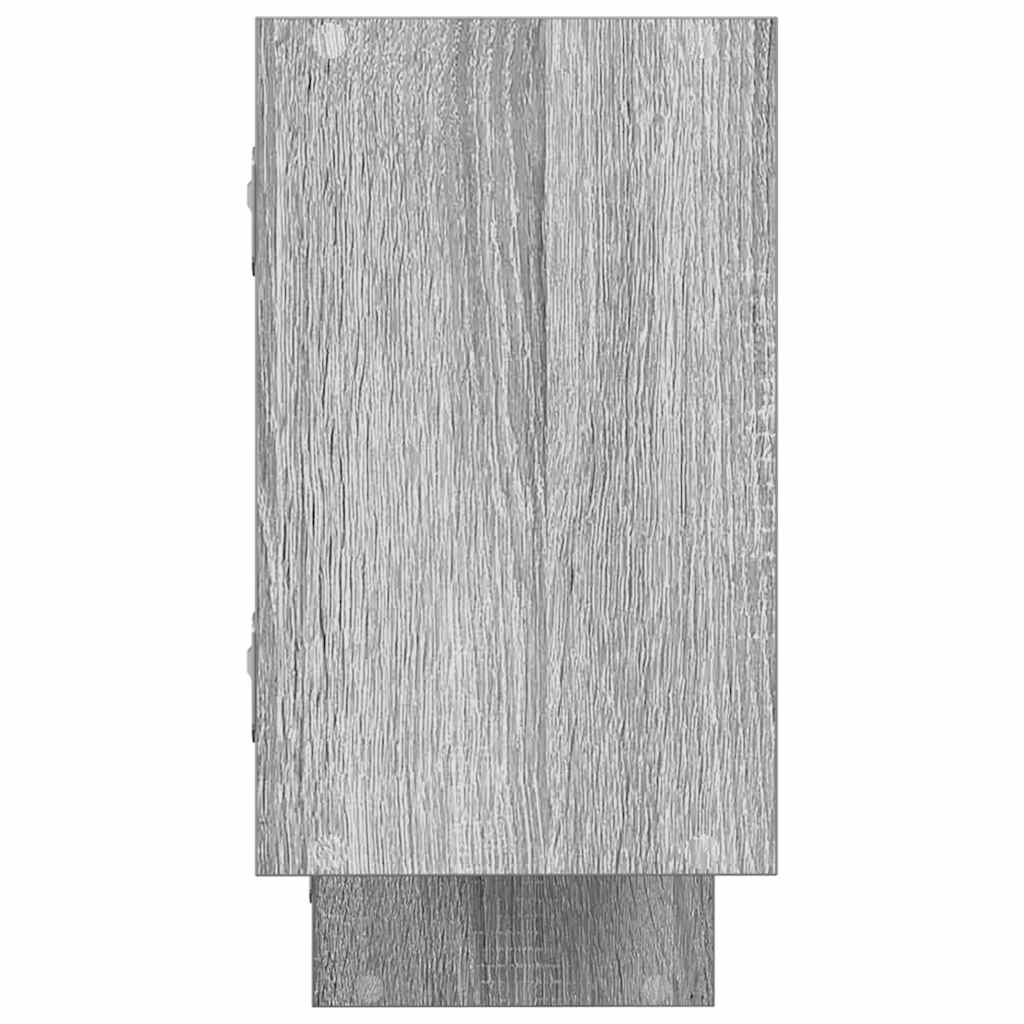 Wandschap kubus 5 vakken bewerkt hout grijs sonoma eikenkleurig is nu te koop bij PeponiXL, paradijselijk wonen!