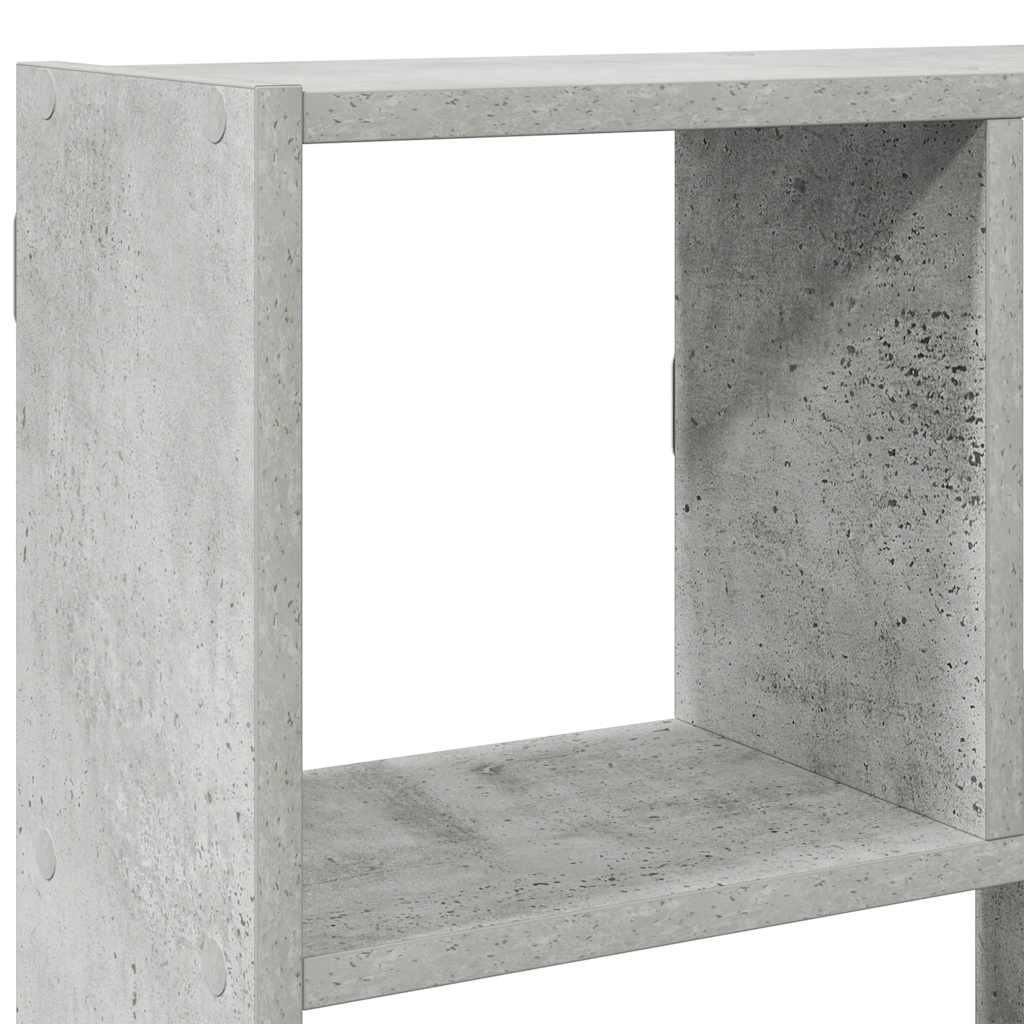Wandschap kubus 12 vakken bewerkt hout betongrijs is nu te koop bij PeponiXL, paradijselijk wonen!