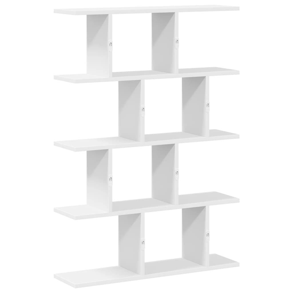 Wandschap kubus 12 vakken bewerkt hout wit is nu te koop bij PeponiXL, paradijselijk wonen!