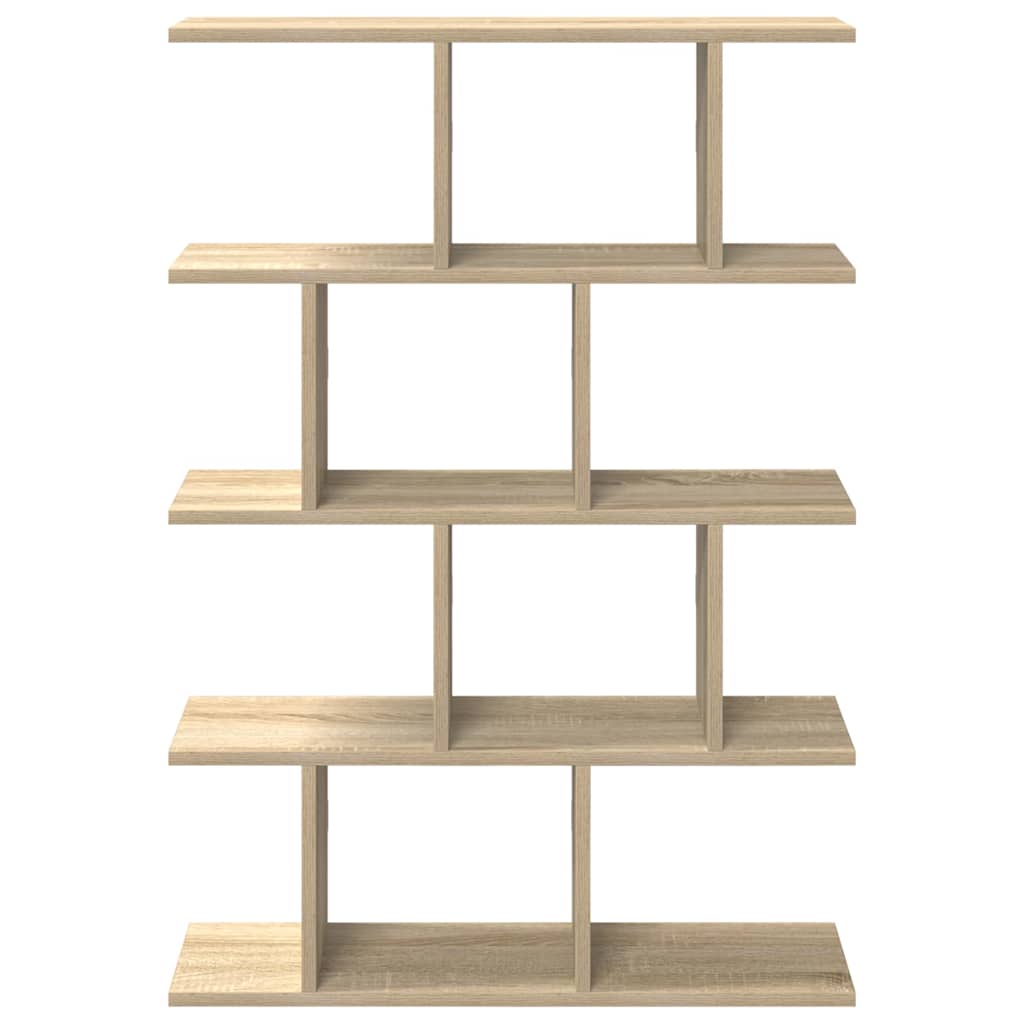 Wandschap kubus 12 vakken bewerkt hout sonoma eikenkleurig is nu te koop bij PeponiXL, paradijselijk wonen!