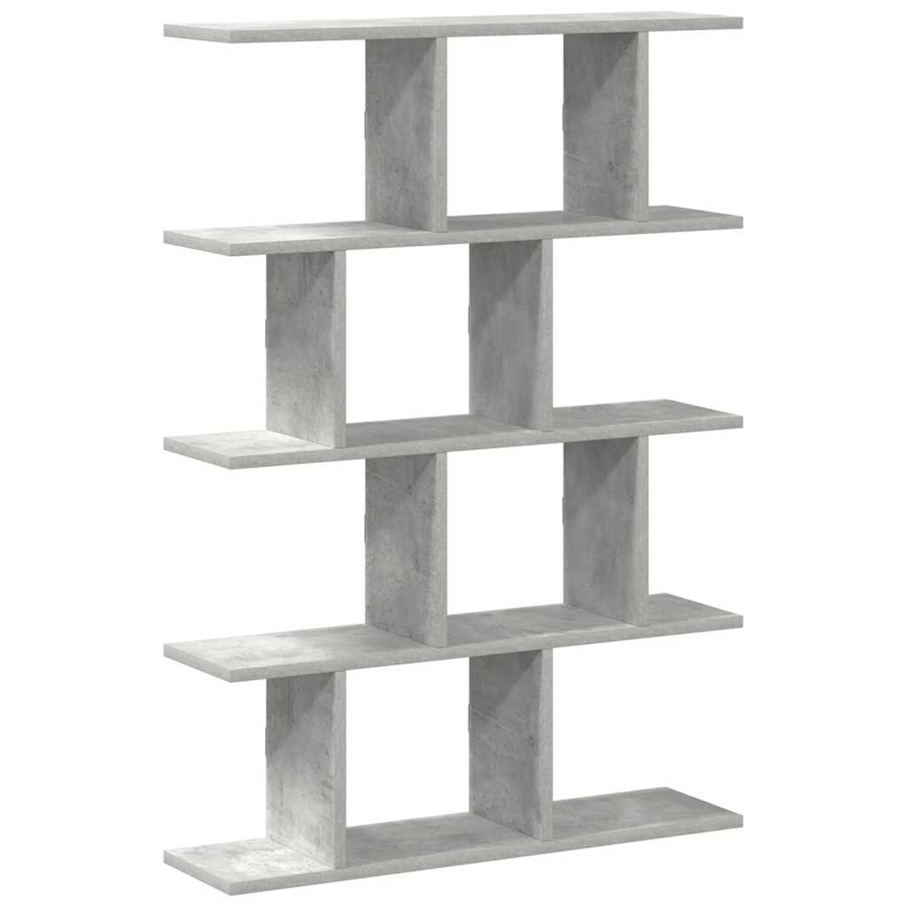 Wandschap kubus 12 vakken bewerkt hout betongrijs is nu te koop bij PeponiXL, paradijselijk wonen!