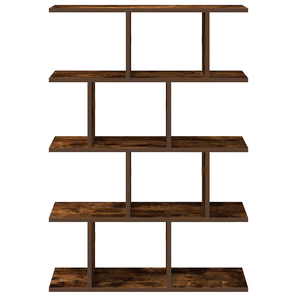Wandschap kubus 12 vakken bewerkt hout gerookt eikenkleurig is nu te koop bij PeponiXL, paradijselijk wonen!