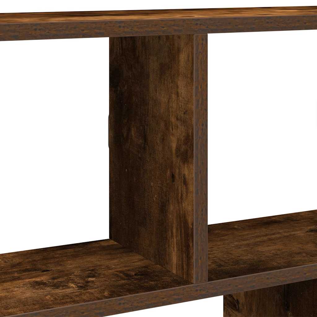 Wandschap kubus 12 vakken bewerkt hout gerookt eikenkleurig is nu te koop bij PeponiXL, paradijselijk wonen!