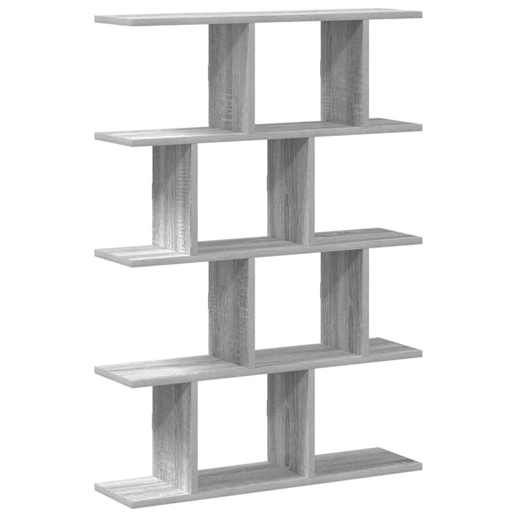 Wandschap kubus 12 vakken bewerkt hout grijs sonoma eikenkleur is nu te koop bij PeponiXL, paradijselijk wonen!