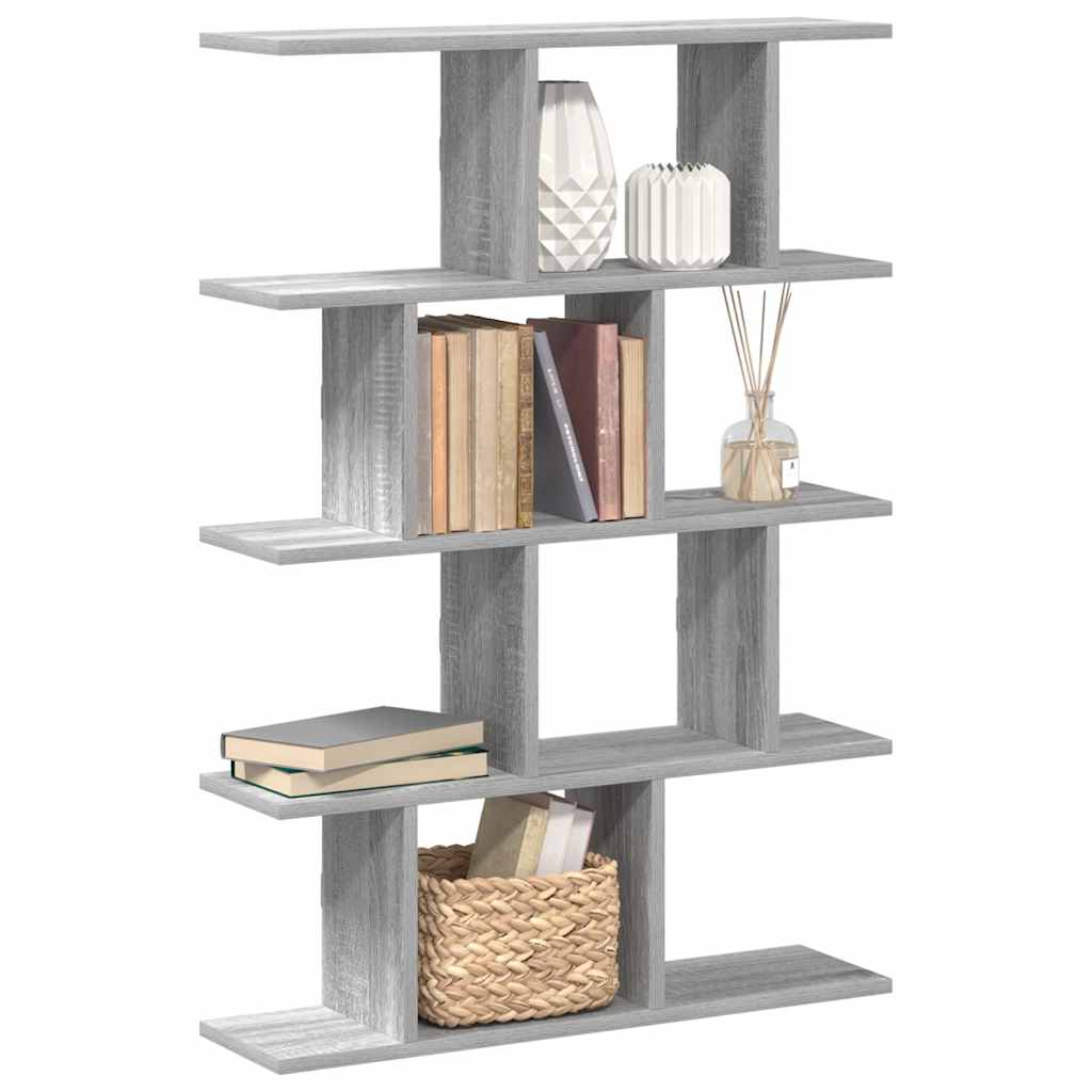 Wandschap kubus 12 vakken bewerkt hout grijs sonoma eikenkleur is nu te koop bij PeponiXL, paradijselijk wonen!