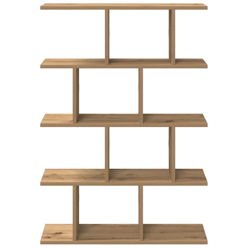 Wandschap kubus 12 vakken bewerkt hout artisanaal eikenkleurig is nu te koop bij PeponiXL, paradijselijk wonen!