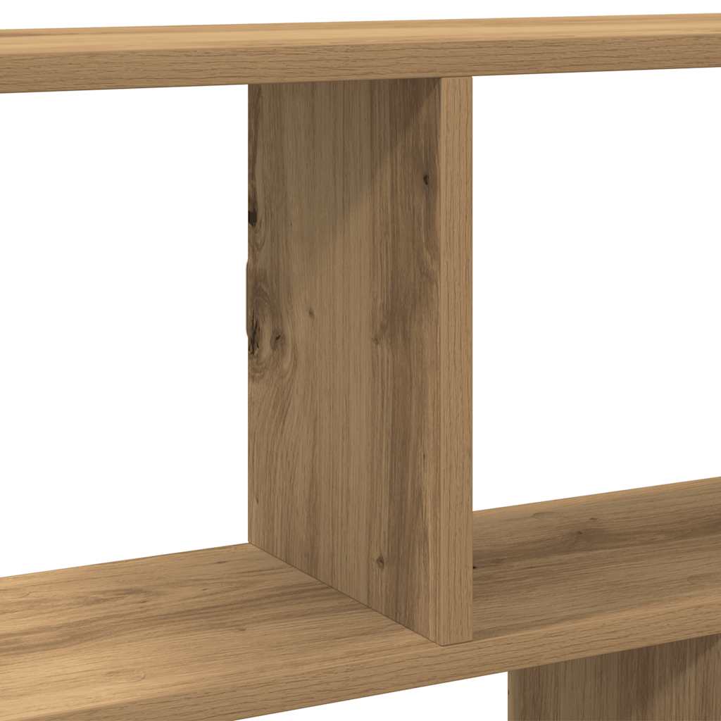 Wandschap kubus 12 vakken bewerkt hout artisanaal eikenkleurig is nu te koop bij PeponiXL, paradijselijk wonen!
