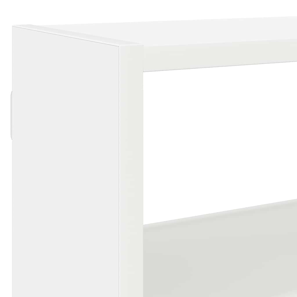 Wandschap kubus 7 vakken bewerkt hout wit is nu te koop bij PeponiXL, paradijselijk wonen!