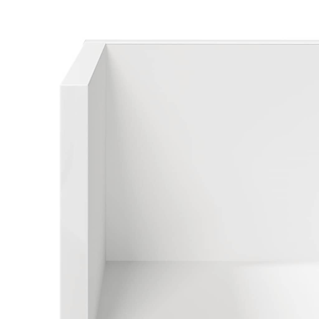 Wandschappen 2 st 75x16,5x16,5 cm bewerkt hout wit is nu te koop bij PeponiXL, paradijselijk wonen!