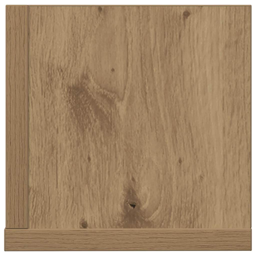 Wandschappen 2 st 75x16,5x16,5 bewerkt hout artisanaal eiken is nu te koop bij PeponiXL, paradijselijk wonen!