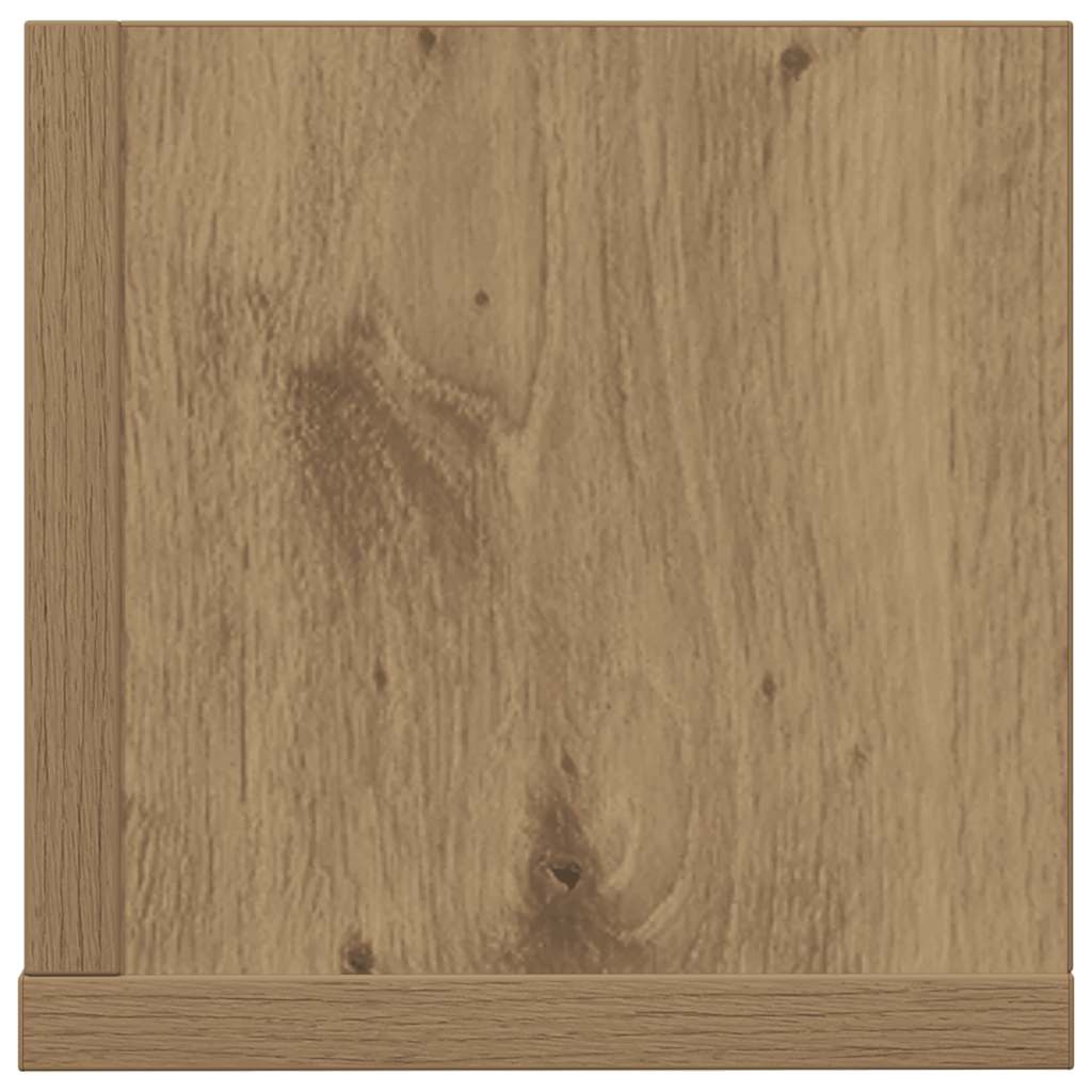 Wandschappen 2 st 100x16,5x16,5cm bewerkt hout artisanaal eiken is nu te koop bij PeponiXL, paradijselijk wonen!