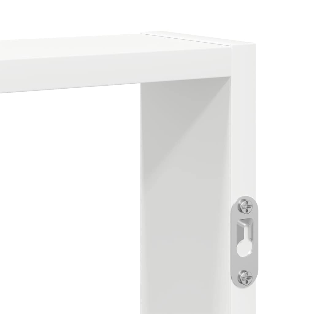 Wandschap 43x9x60 cm bewerkt hout wit is nu te koop bij PeponiXL, paradijselijk wonen!