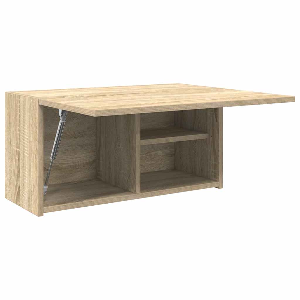 Badkamerwandkast 60x25x30 cm bewerkt hout sonoma eikenkleurig is nu te koop bij PeponiXL, paradijselijk wonen!
