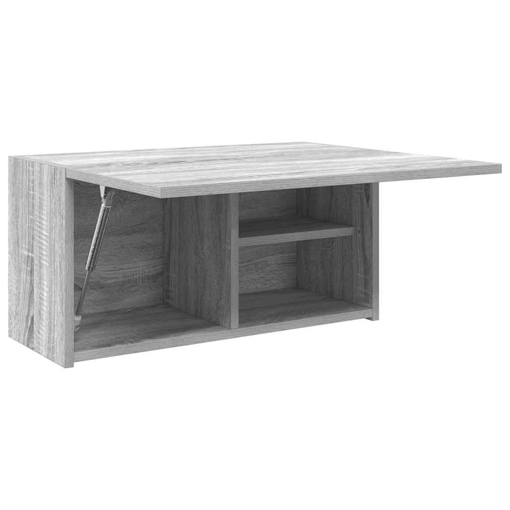 Badkamerwandkast 60x25x30 cm bewerkt hout grijs sonoma eiken is nu te koop bij PeponiXL, paradijselijk wonen!