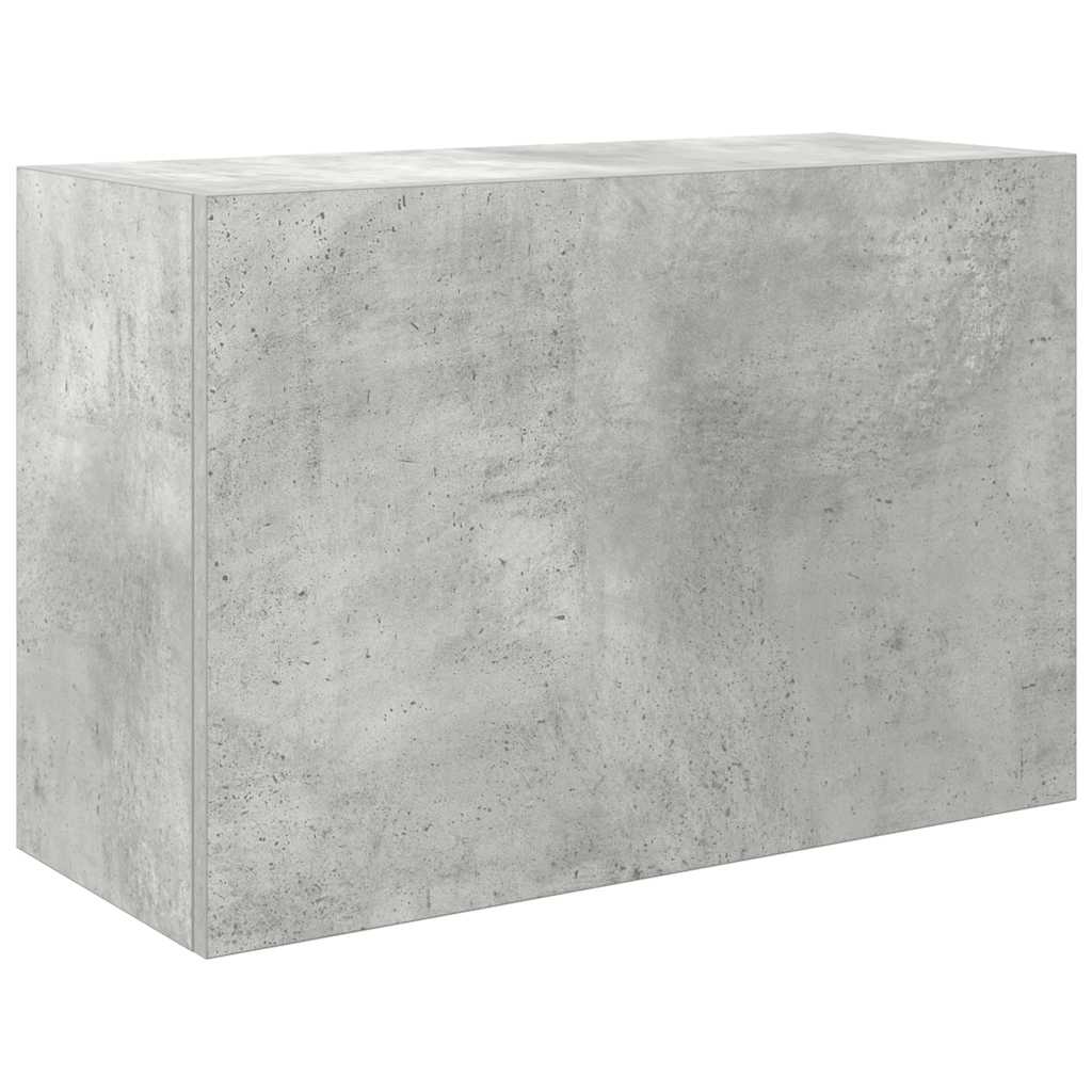 Badkamerwandkast 60x25x40 cm bewerkt hout betongrijs is nu te koop bij PeponiXL, paradijselijk wonen!