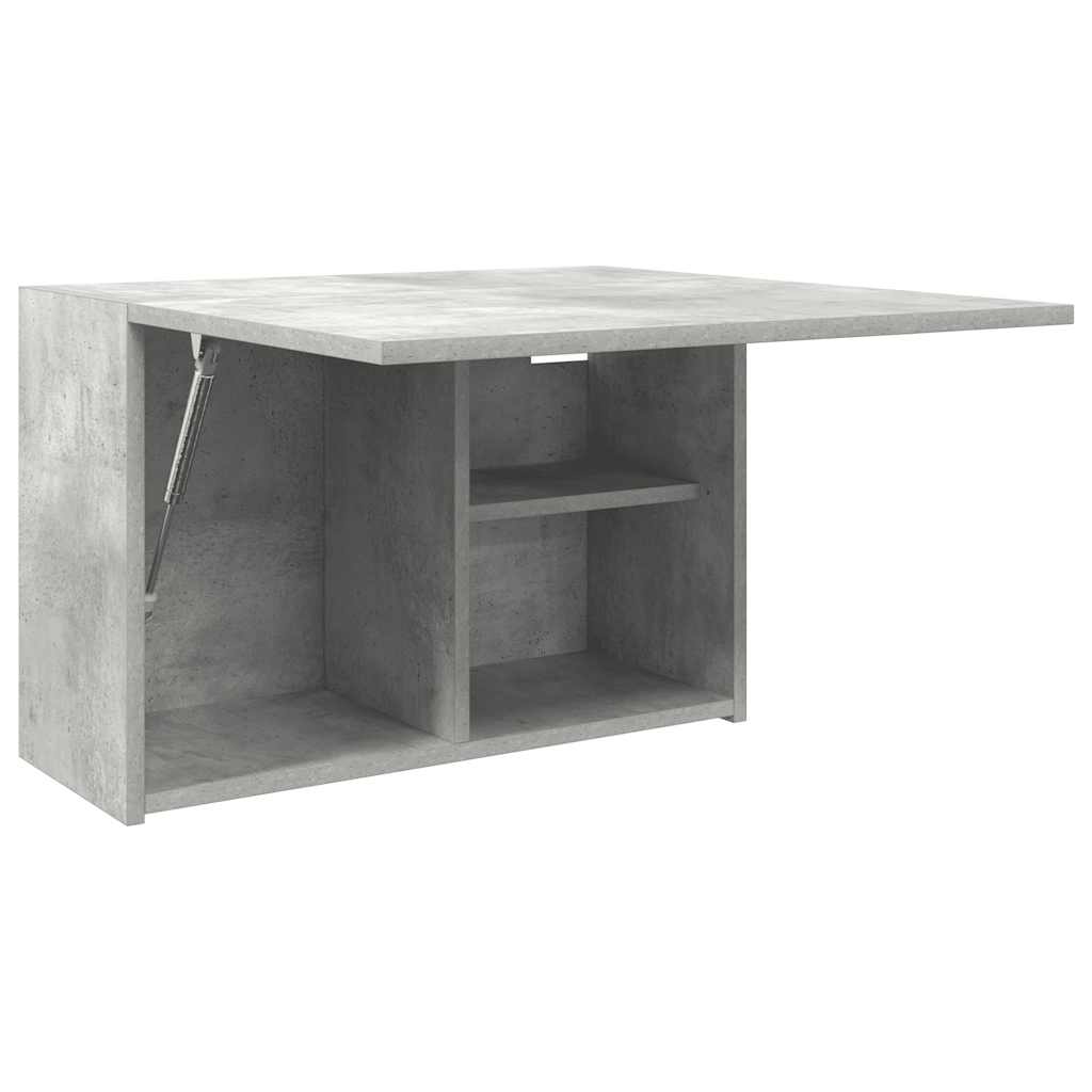 Badkamerwandkast 60x25x40 cm bewerkt hout betongrijs is nu te koop bij PeponiXL, paradijselijk wonen!