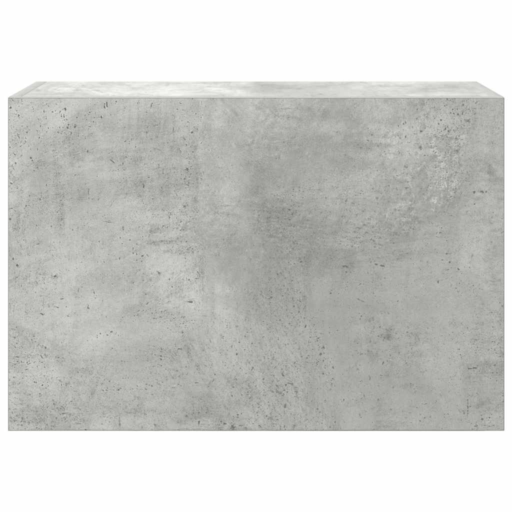 Badkamerwandkast 60x25x40 cm bewerkt hout betongrijs is nu te koop bij PeponiXL, paradijselijk wonen!