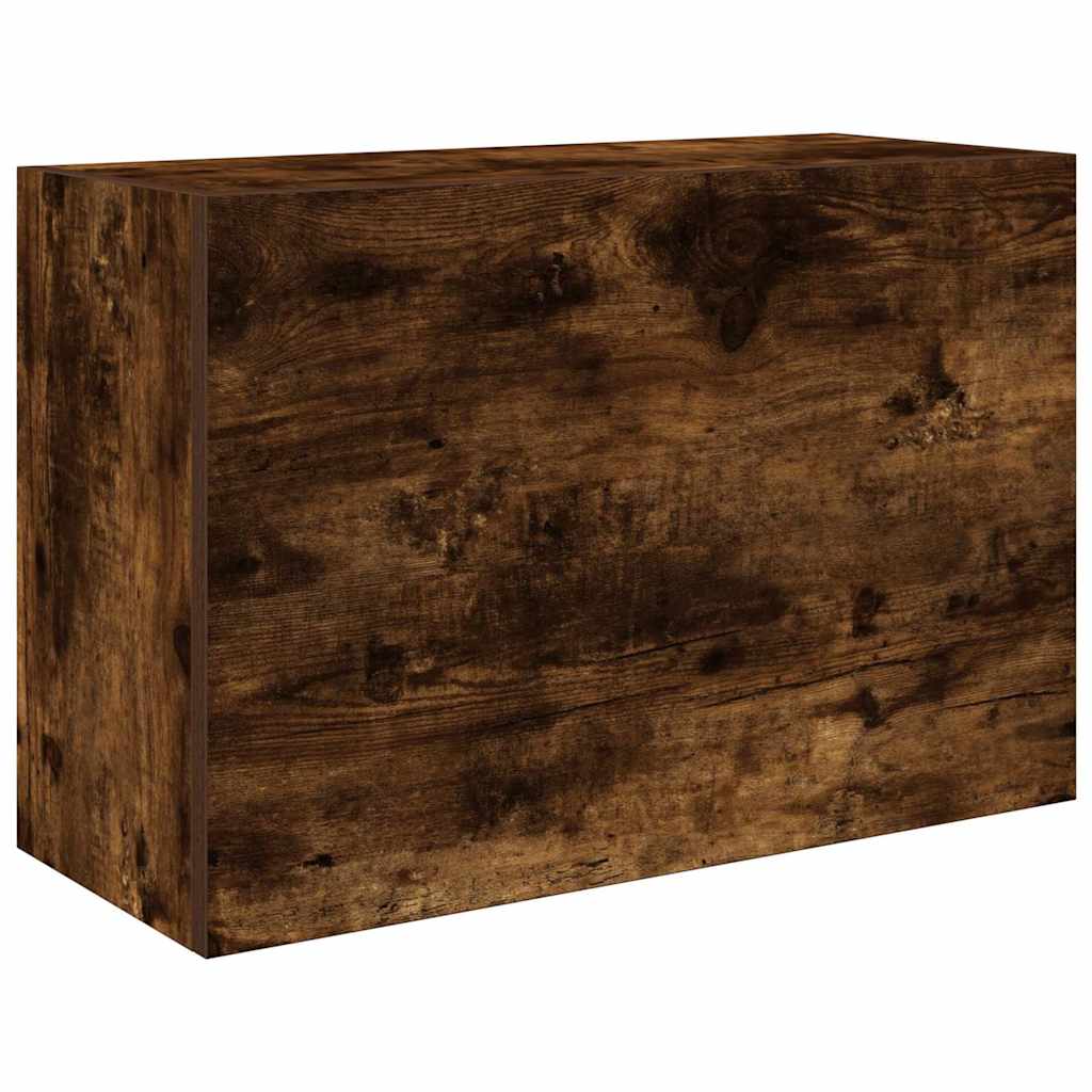 Badkamerwandkast 60x25x40 cm bewerkt hout gerookt eikenkleurig is nu te koop bij PeponiXL, paradijselijk wonen!