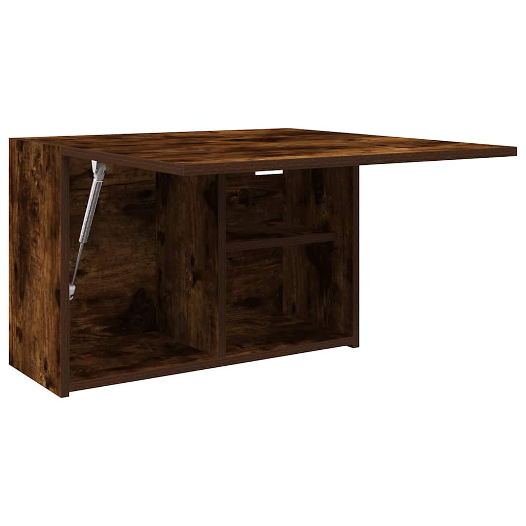Badkamerwandkast 60x25x40 cm bewerkt hout gerookt eikenkleurig is nu te koop bij PeponiXL, paradijselijk wonen!
