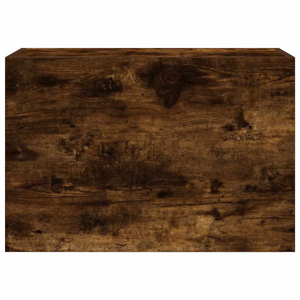 Badkamerwandkast 60x25x40 cm bewerkt hout gerookt eikenkleurig is nu te koop bij PeponiXL, paradijselijk wonen!