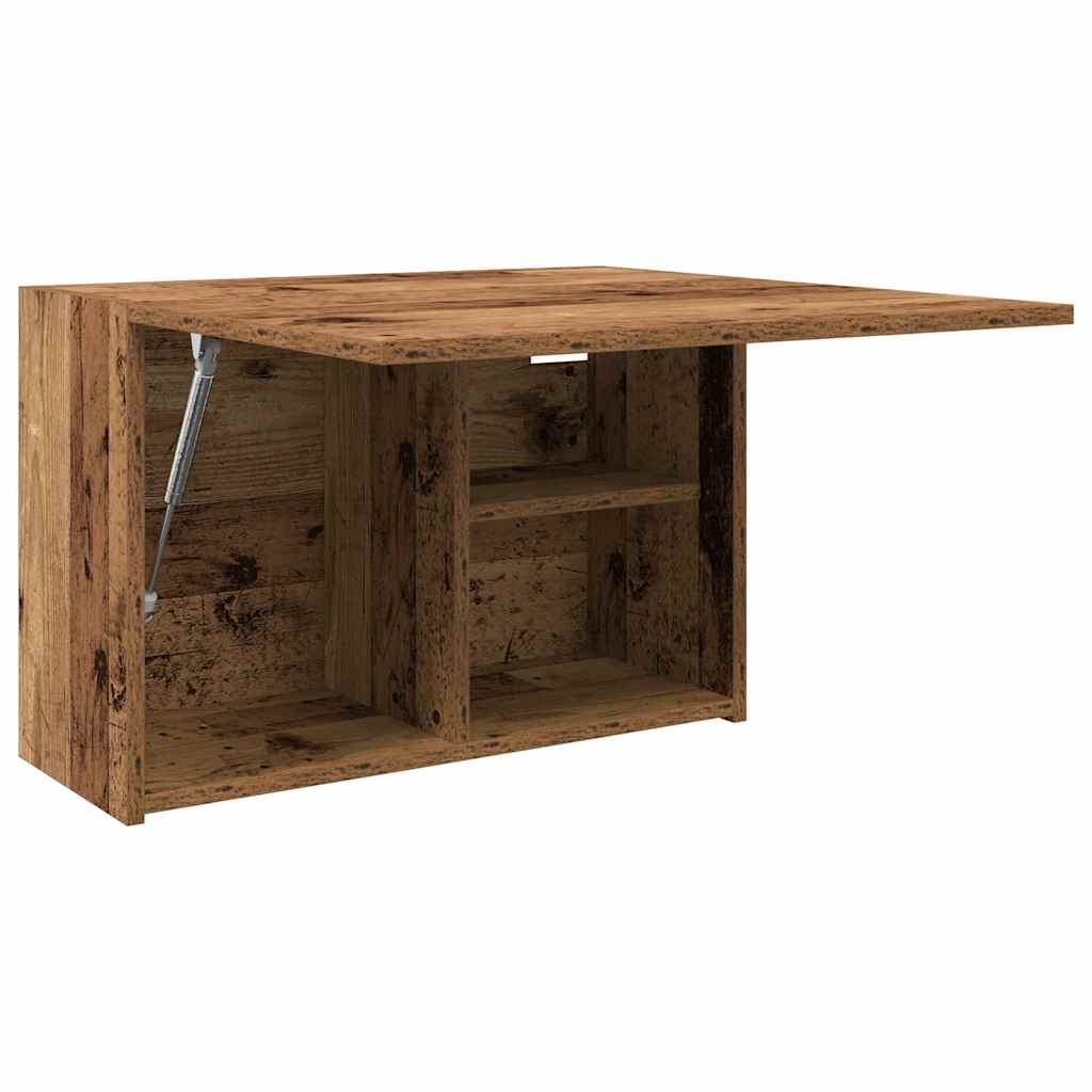 Badkamerwandkast 60x25x40 cm bewerkt hout oud houtkleurig is nu te koop bij PeponiXL, paradijselijk wonen!