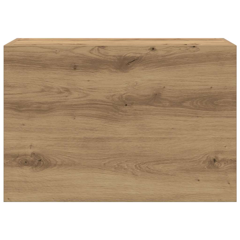 Badkamerwandkast 60x25x40 cm bewerkt hout artisanaal eikenkleur is nu te koop bij PeponiXL, paradijselijk wonen!