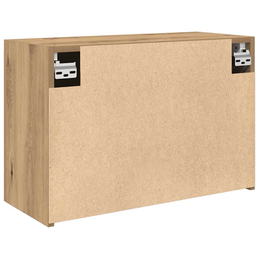 Badkamerwandkast 60x25x40 cm bewerkt hout artisanaal eikenkleur is nu te koop bij PeponiXL, paradijselijk wonen!