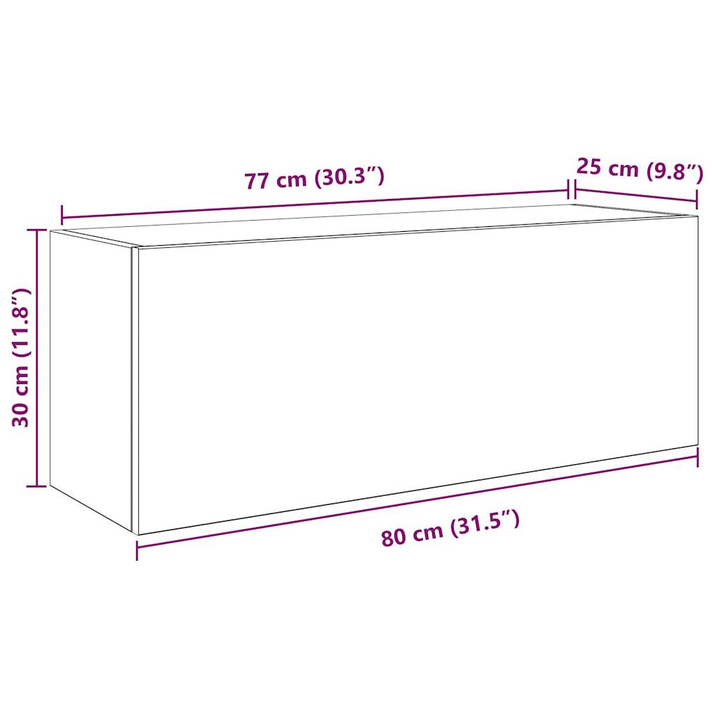 Badkamerwandkast 80x25x30 cm bewerkt hout wit is nu te koop bij PeponiXL, paradijselijk wonen!