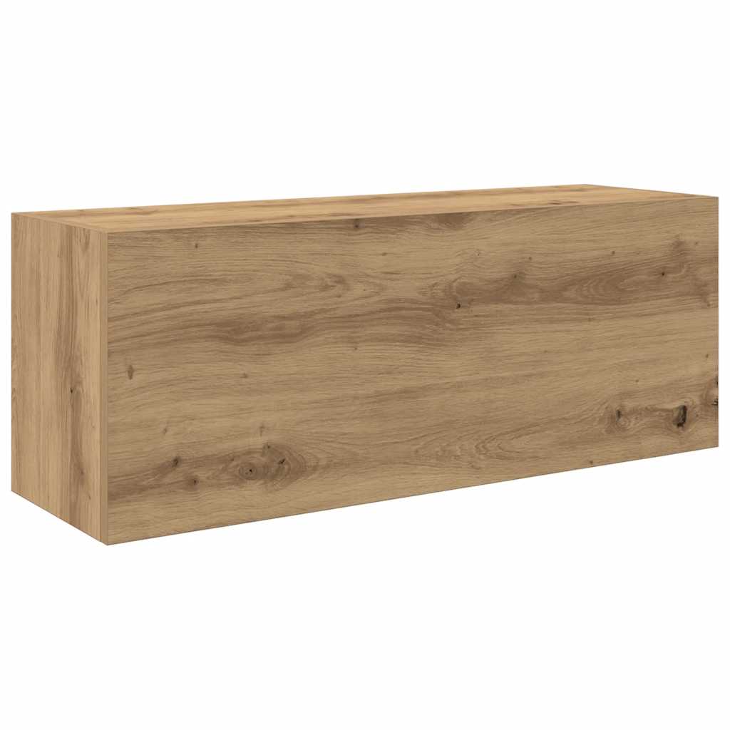 Badkamerwandkast 80x25x30 cm bewerkt hout artisanaal eikenkleur is nu te koop bij PeponiXL, paradijselijk wonen!