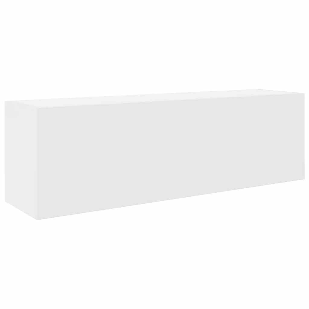 Badkamerwandkast 100x25x30 cm bewerkt hout wit is nu te koop bij PeponiXL, paradijselijk wonen!