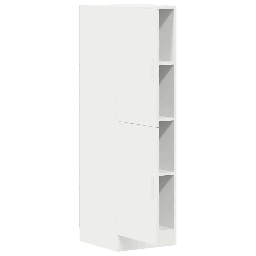 Keukenkast 38x41,5x131,5 cm bewerkt hout wit is nu te koop bij PeponiXL, paradijselijk wonen!