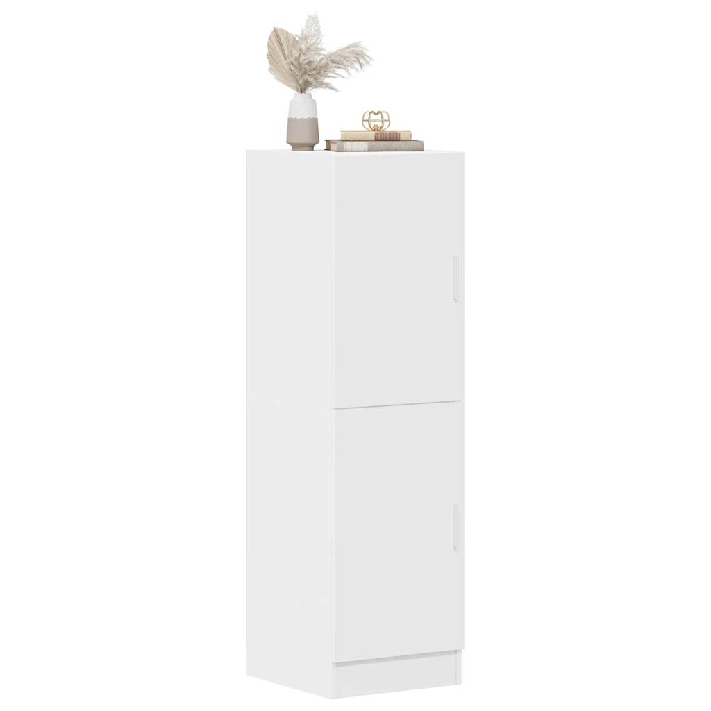 Keukenkast 38x41,5x131,5 cm bewerkt hout wit is nu te koop bij PeponiXL, paradijselijk wonen!