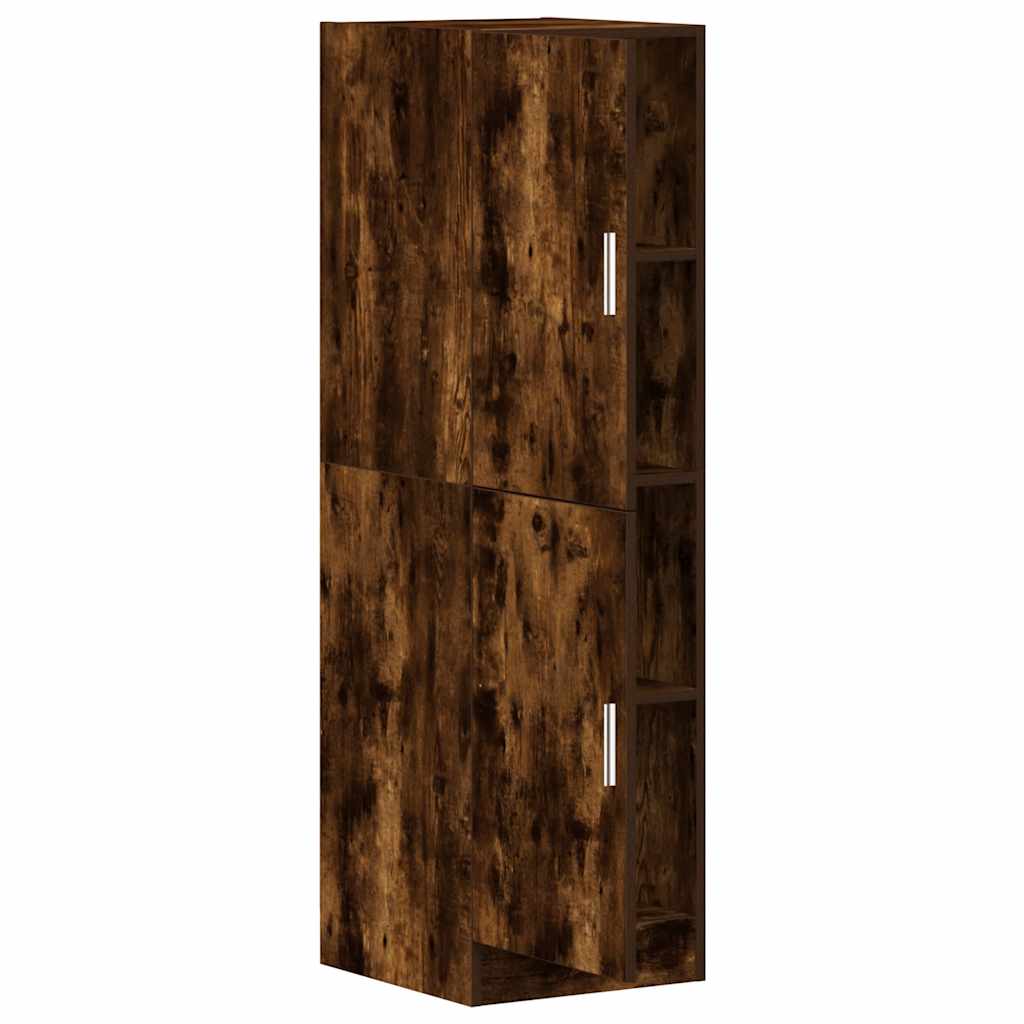 Keukenkast 38x41,5x131,5 cm bewerkt hout gerookt eikenkleurig is nu te koop bij PeponiXL, paradijselijk wonen!
