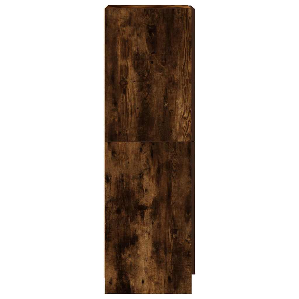 Keukenkast 38x41,5x131,5 cm bewerkt hout gerookt eikenkleurig is nu te koop bij PeponiXL, paradijselijk wonen!