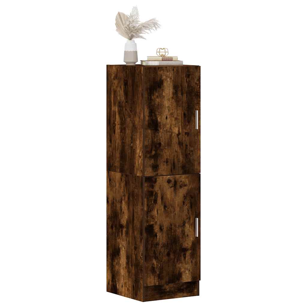 Keukenkast 38x41,5x131,5 cm bewerkt hout gerookt eikenkleurig is nu te koop bij PeponiXL, paradijselijk wonen!