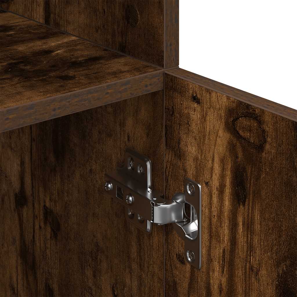 Keukenkast 57x41,5x131,5 cm bewerkt hout gerookt eikenkleurig is nu te koop bij PeponiXL, paradijselijk wonen!