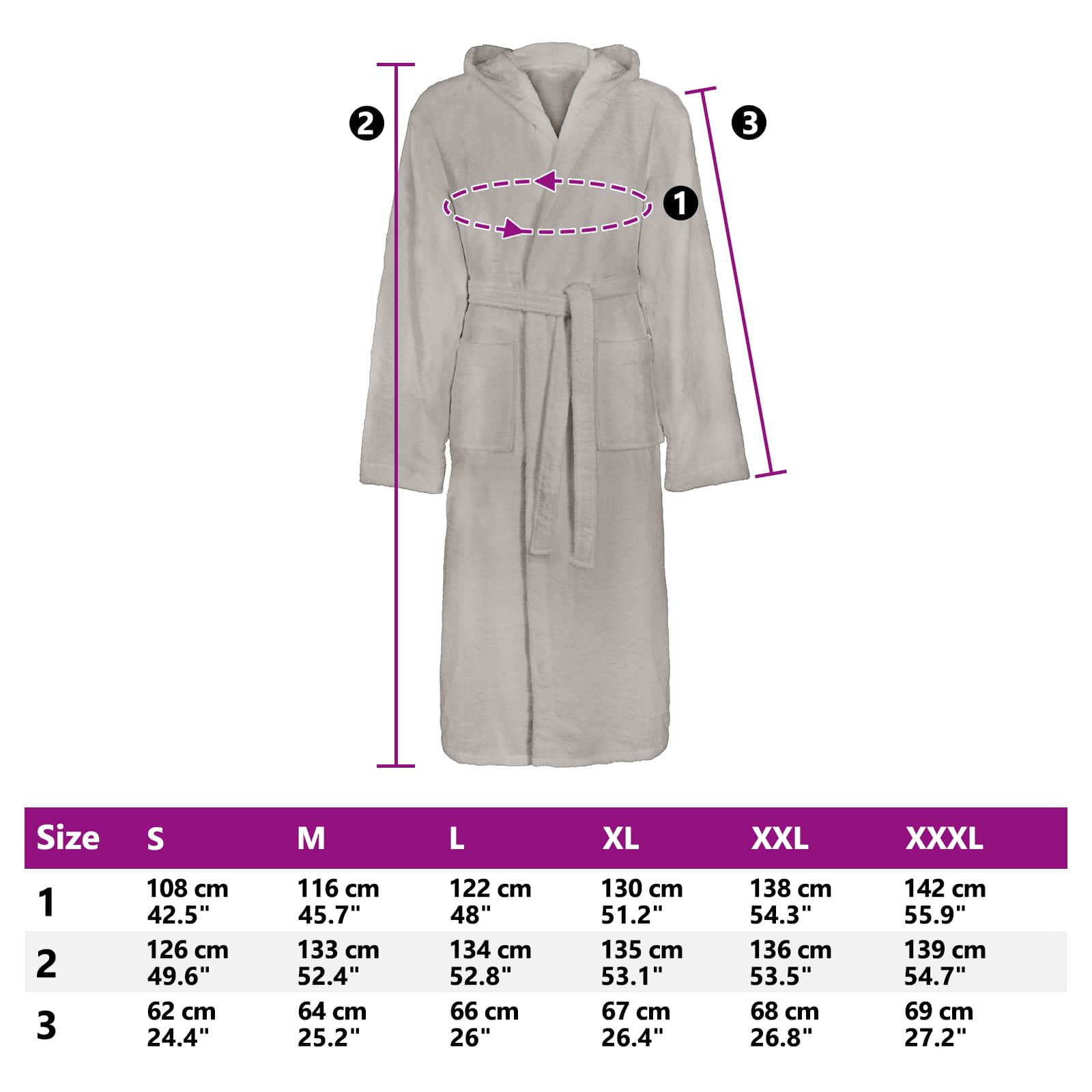 Badjas KINN Grijs L Katoen is nu te koop bij PeponiXL, paradijselijk wonen!