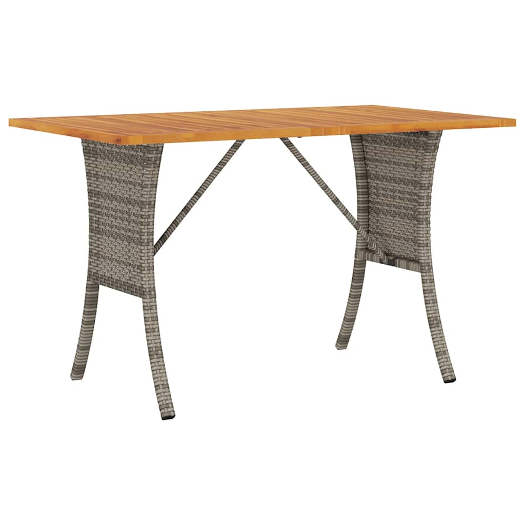 Tuinbank 3-zits met kussens & tafel poly rattan grijs is nu te koop bij PeponiXL, paradijselijk wonen!