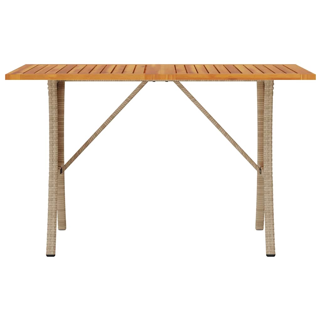 Tuinbank 3-zits met kussens & tafel poly rattan beige is nu te koop bij PeponiXL, paradijselijk wonen!