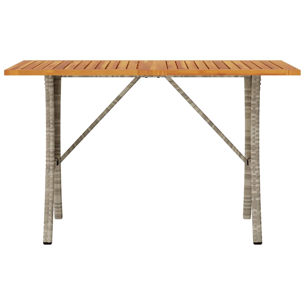 Tuinbank 3-zits met kussens & tafel poly rattan lichtgrijs is nu te koop bij PeponiXL, paradijselijk wonen!