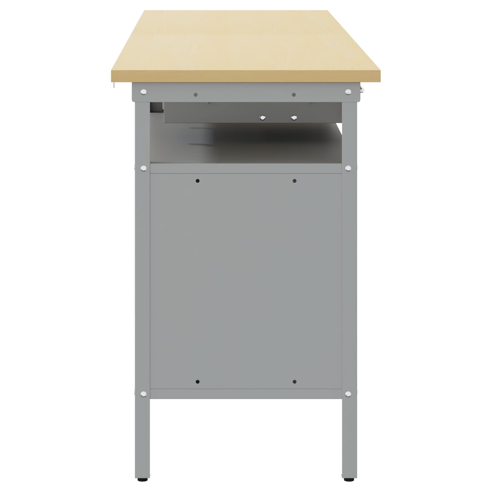 Werkbankset met lade 2 pcs Rood en Grijs 200 x 55 x 85 cm is nu te koop bij PeponiXL, paradijselijk wonen!