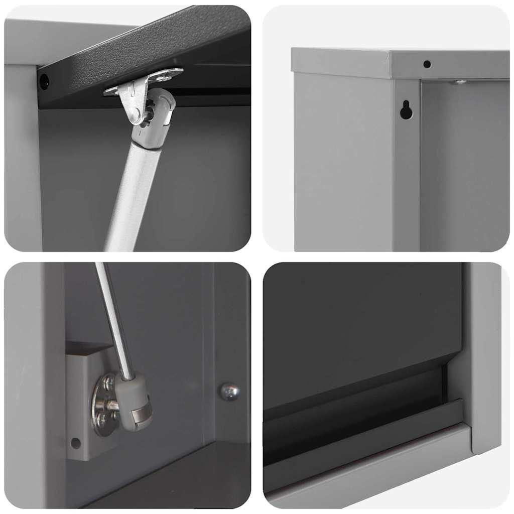 Werkkast set met lade met opslag met slot 8 pcs Zwart is nu te koop bij PeponiXL, paradijselijk wonen!