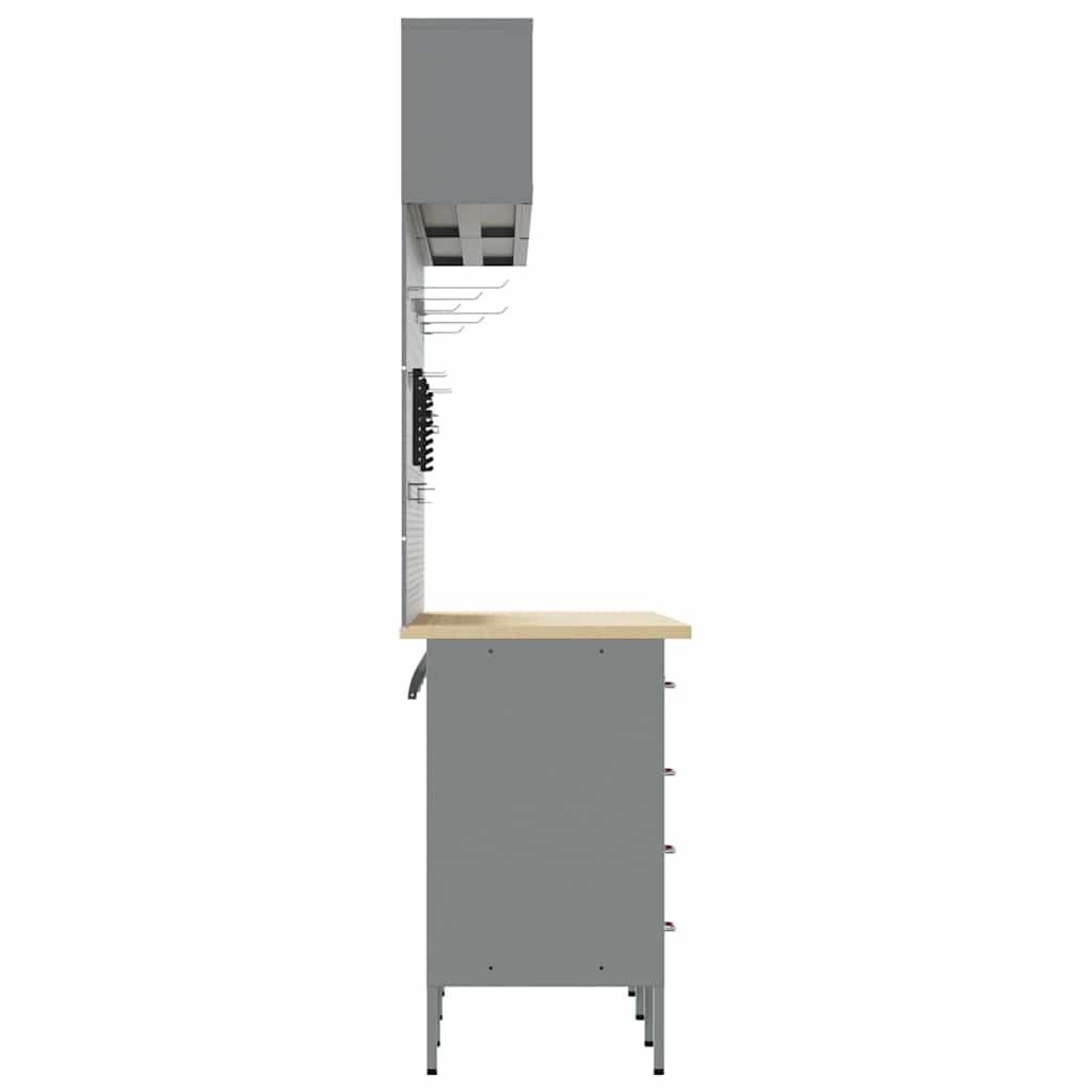 Werkkast set met lade met opslag met slot 10 pcs Rood is nu te koop bij PeponiXL, paradijselijk wonen!