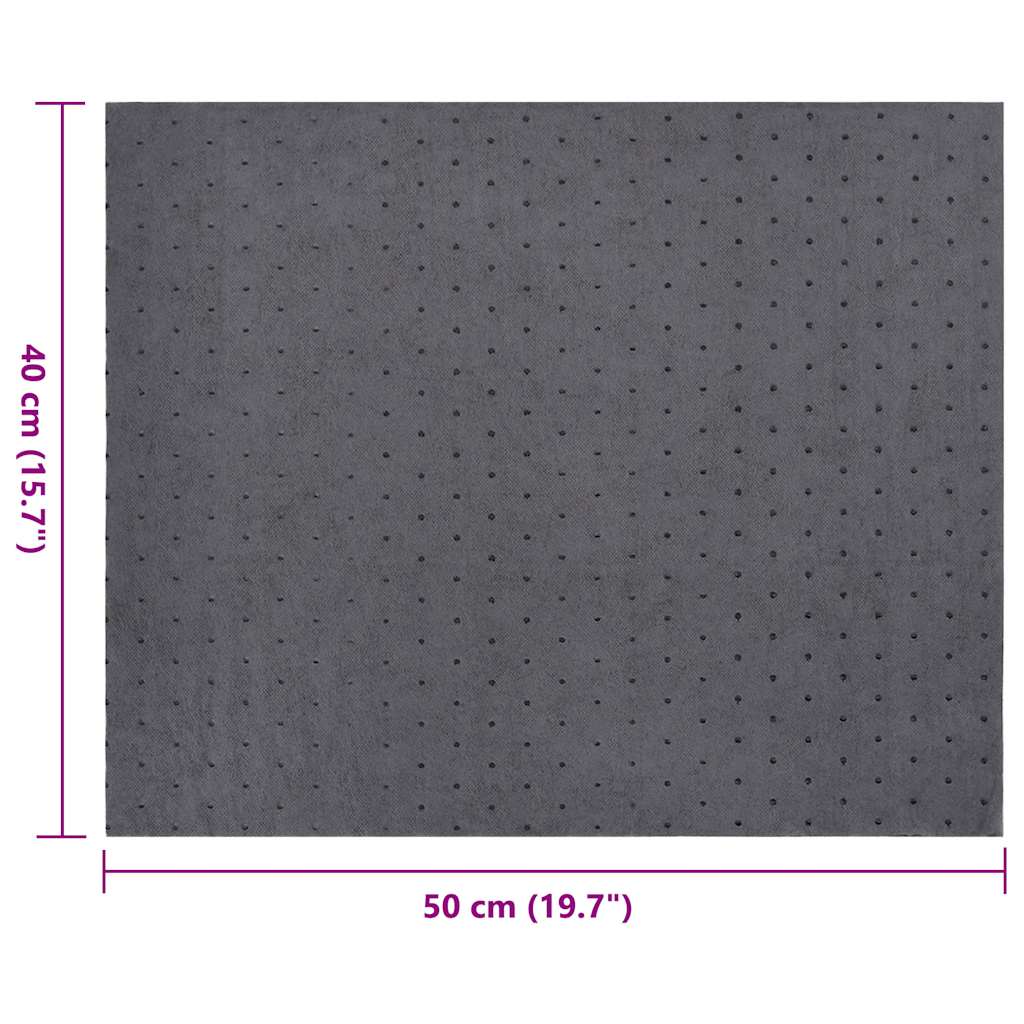 Olie-absorberende pads 25 st 40x50 cm grijs is nu te koop bij PeponiXL, paradijselijk wonen!