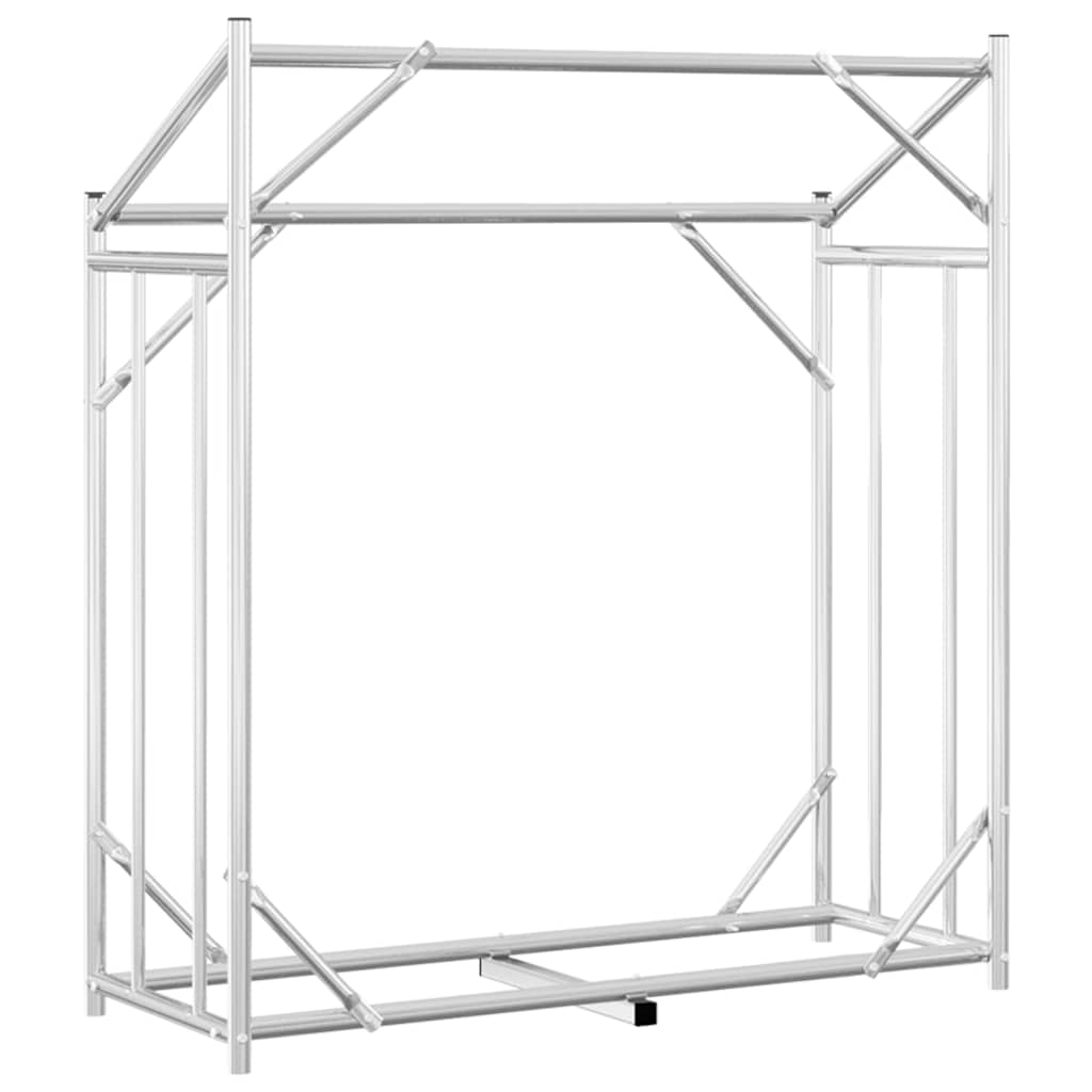 Haardhoutrek met regenhoes 100,5x40,5x110,5 cm staal is nu te koop bij PeponiXL, paradijselijk wonen!