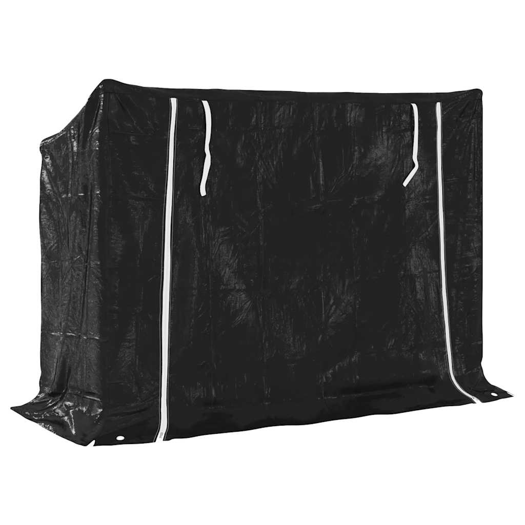 Haardhoutrek met regenhoes 151x60,5x110,5 cm staal is nu te koop bij PeponiXL, paradijselijk wonen!