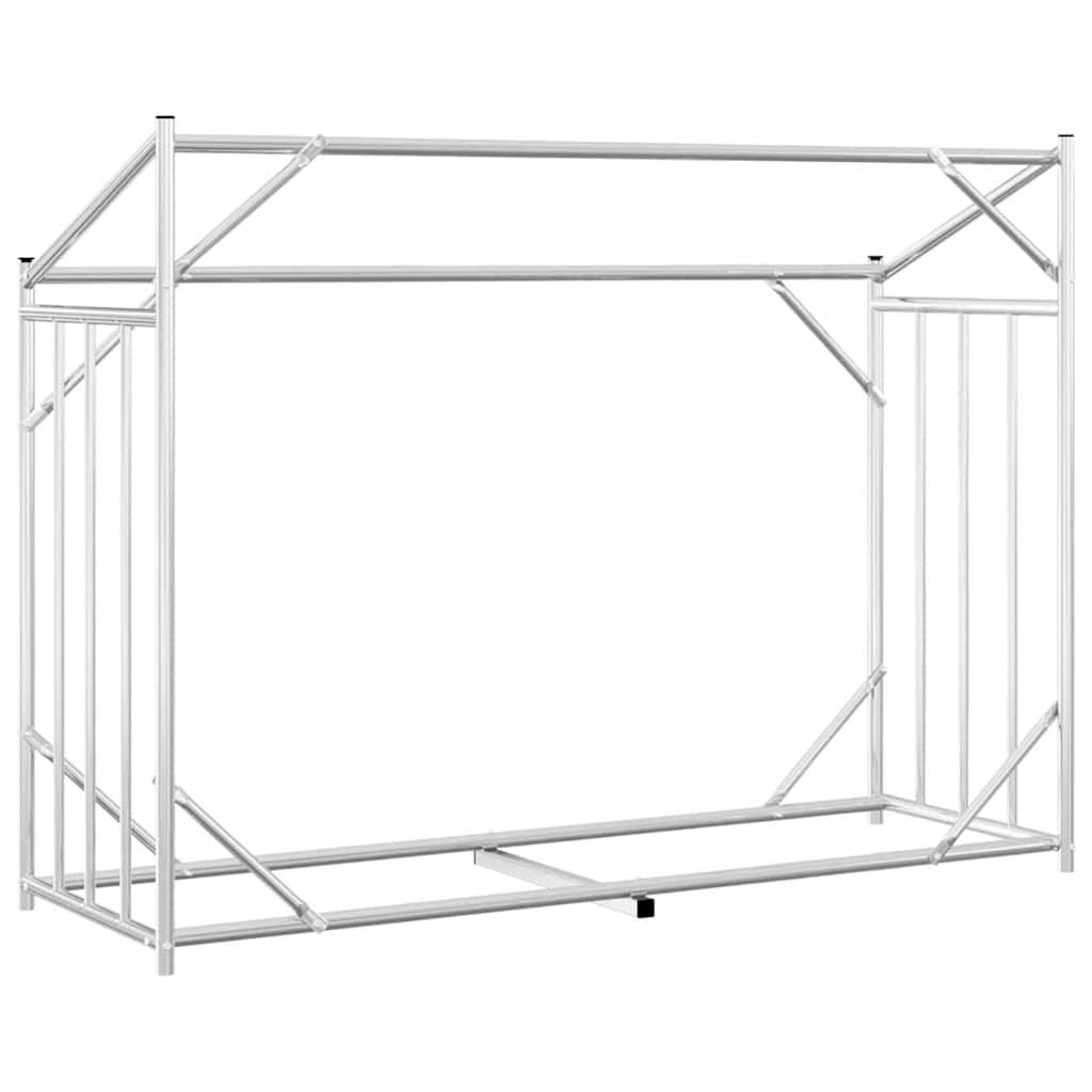 Haardhoutrek met regenhoes 151x60,5x110,5 cm staal is nu te koop bij PeponiXL, paradijselijk wonen!